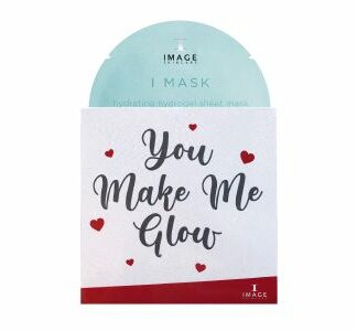 I MASK - Hydrating Hydrogel Sheet Mask (1 stuk) + You make me glow verpakking